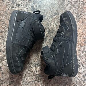 Nike Kids Black High-Top Sneakers